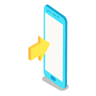 Appel entrant sur un smartphone