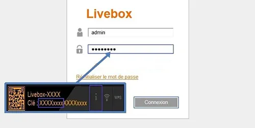 connexion admin Livebox 4