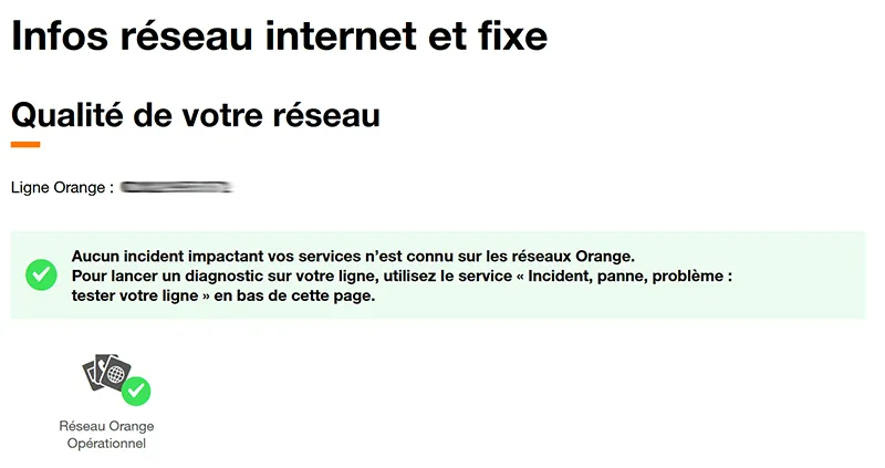 météo du réseau internet et fixe orange et sosh