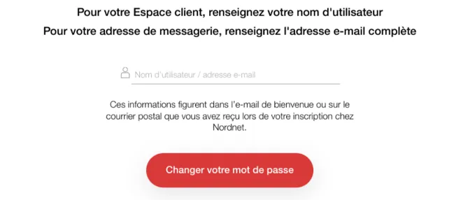 mot de passe perdu nordnet