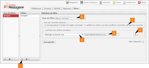 rediriger mail nordnet